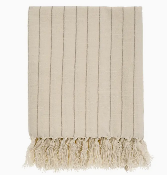Pinstripe Bath Towel