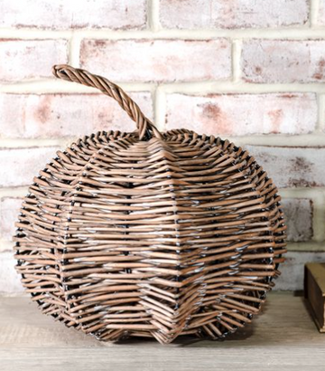 11" Fall Willow Pumpkin