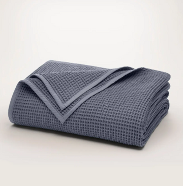 Waffle Bed Blanket - Mineral - King