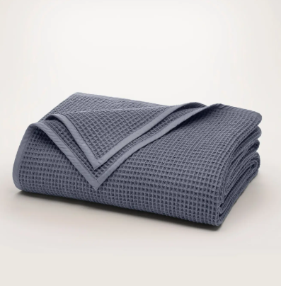 Waffle Bed Blanket - Mineral - King