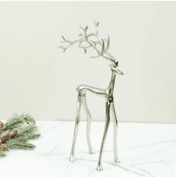 Silver Reindeer - 12"