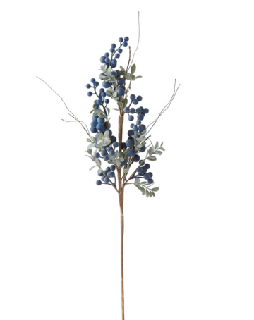 28 Inch Blue Grape Berry Stem