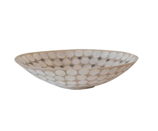 Capiz Decorative Bowl