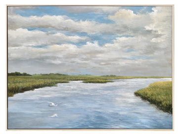 Heron Marsh Wall Art