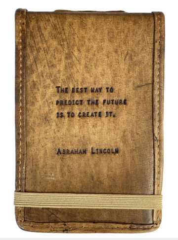 Abraham Lincoln Leather Journal 4x6