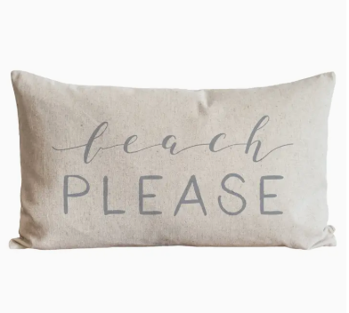 Pillow Cover - Beach Please