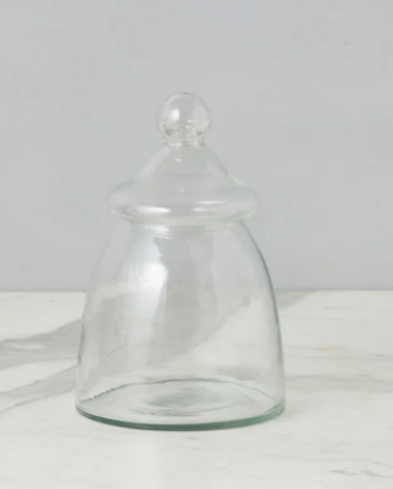 Vintage Glass Bon Bon Jar with Lid