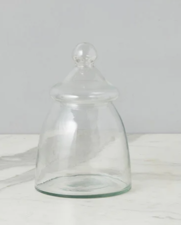 Vintage Glass Bon Bon Jar with Lid