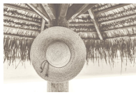 Salt and Bliss 2 (Straw Hat) Wall Art