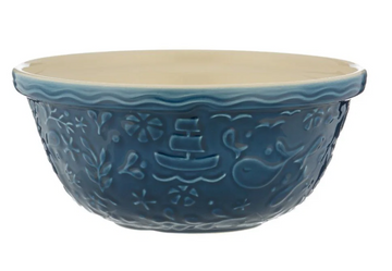 Nautical Boat, Navy Size 12 Mixing Bowl