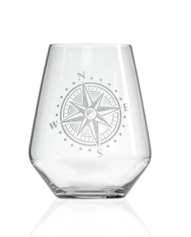 Stemless Wine Glass - Compass