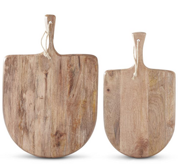 Mango Wood Rounded Cutting Boards - Small