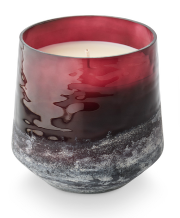 Crimson Woods Baltic Glass Candle