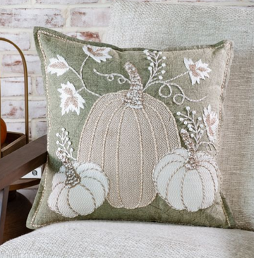 18" Autumn Pumpkin Pillow