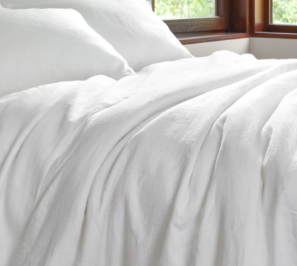 Lush Linen White Sham - Standard