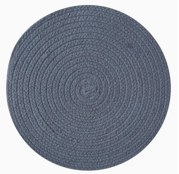 Essex Round Placemat - Blue