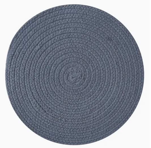 Essex Round Placemat - Blue