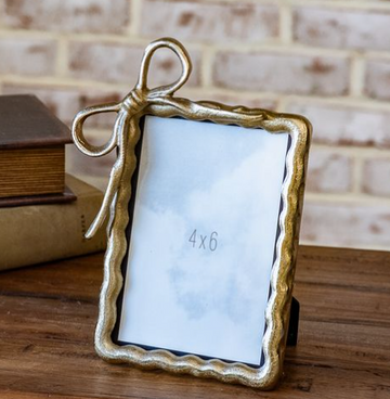 4 x 6 Gold Ribbon Photo Frame Copy