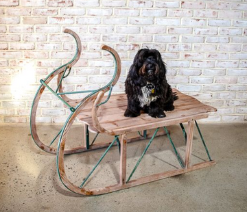 Vintage Wood Sleigh