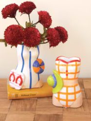 Ceramic Swimsuit Vase
