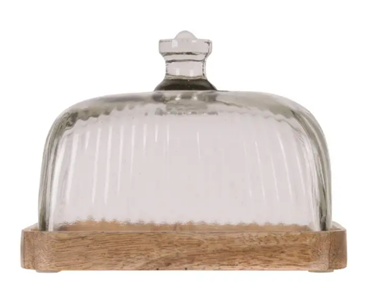 Lana Butter Dish Wood w/ Top