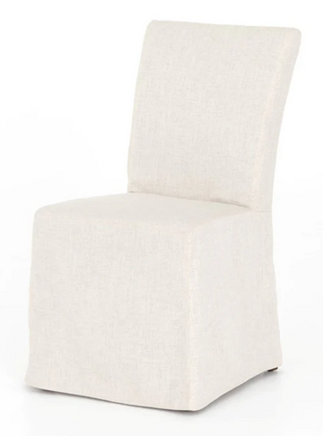 Vista Slipcovered Dining Chair - Flax
