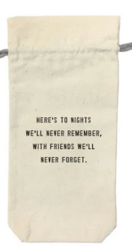 Here's to the Nights Wine Bag