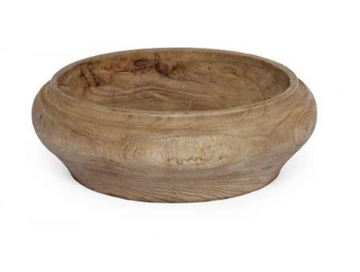 Tall Wooden Bowl
