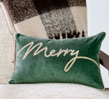 Green Merry Pillow
