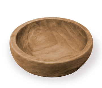 10" Round Wooden Bowl