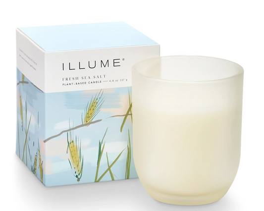 Sea Salt Glass Candle