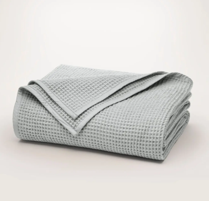 Waffle Bed Blanket - Shore - Queen/Full