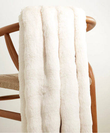 Fab Faux Throw - Ivory