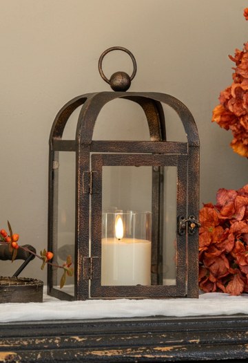 10.75" Bronze Arched Lantern