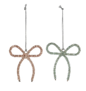 Beaded Bow Ornament