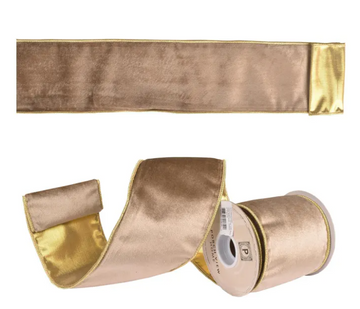 Champagne Velvet Ribbon