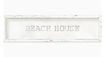 Beach House Shelf Art