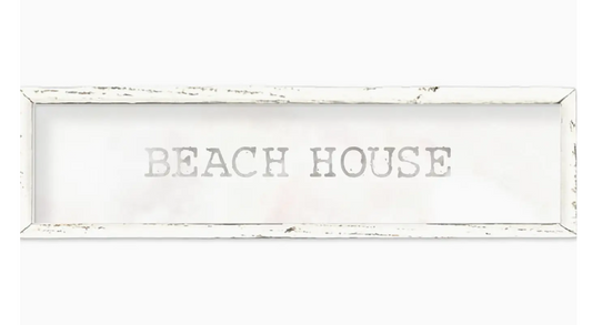 Beach House Shelf Art