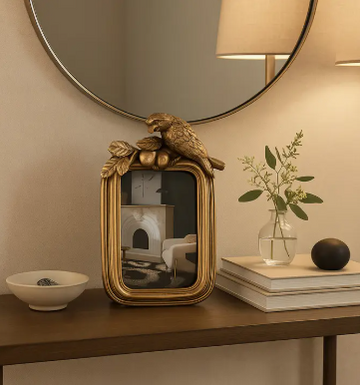 Picture Frame - Gold Bird 4x6