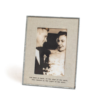 Hand in Hand Linen Frame