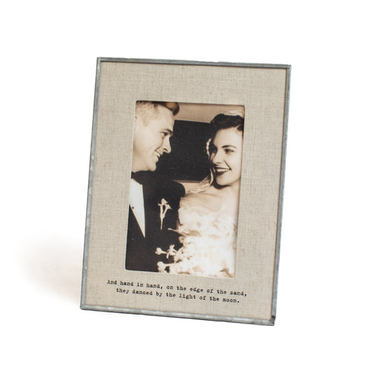 Hand in Hand Linen Frame