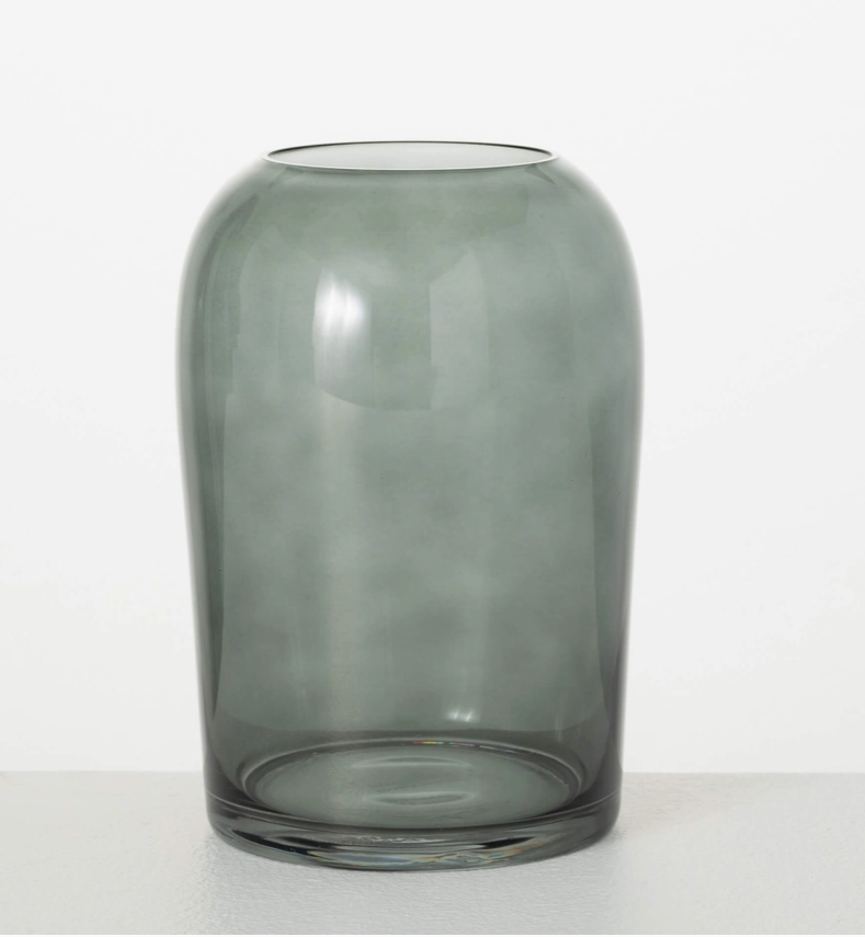 Smoky Glass Vase
