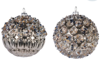 4.5" Glass Beaded Ornament