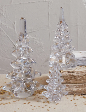 Glass Christmas Trees - Small