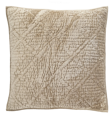 Parisienne Velvet Slate Sham - Topaz - King