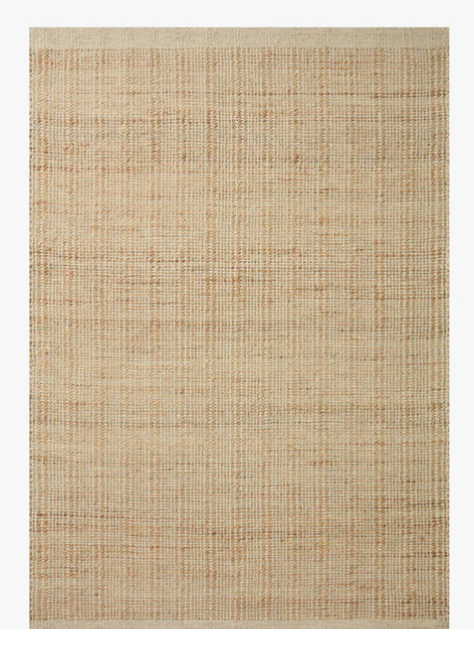 Cornwall Rug:  Ivory/Natural - 2'6" x 7'6"