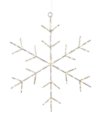 LED Snowflake with Twinkle Lights 12"D