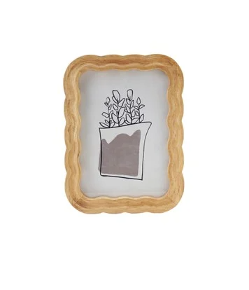 Rubber Wood Frames: 5" x 7"