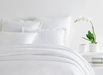 Lush Linen White Duvet Cover - Twin