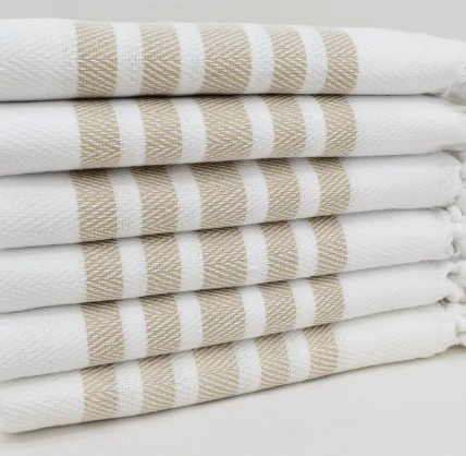 20" x 40" Striped tea Towel
